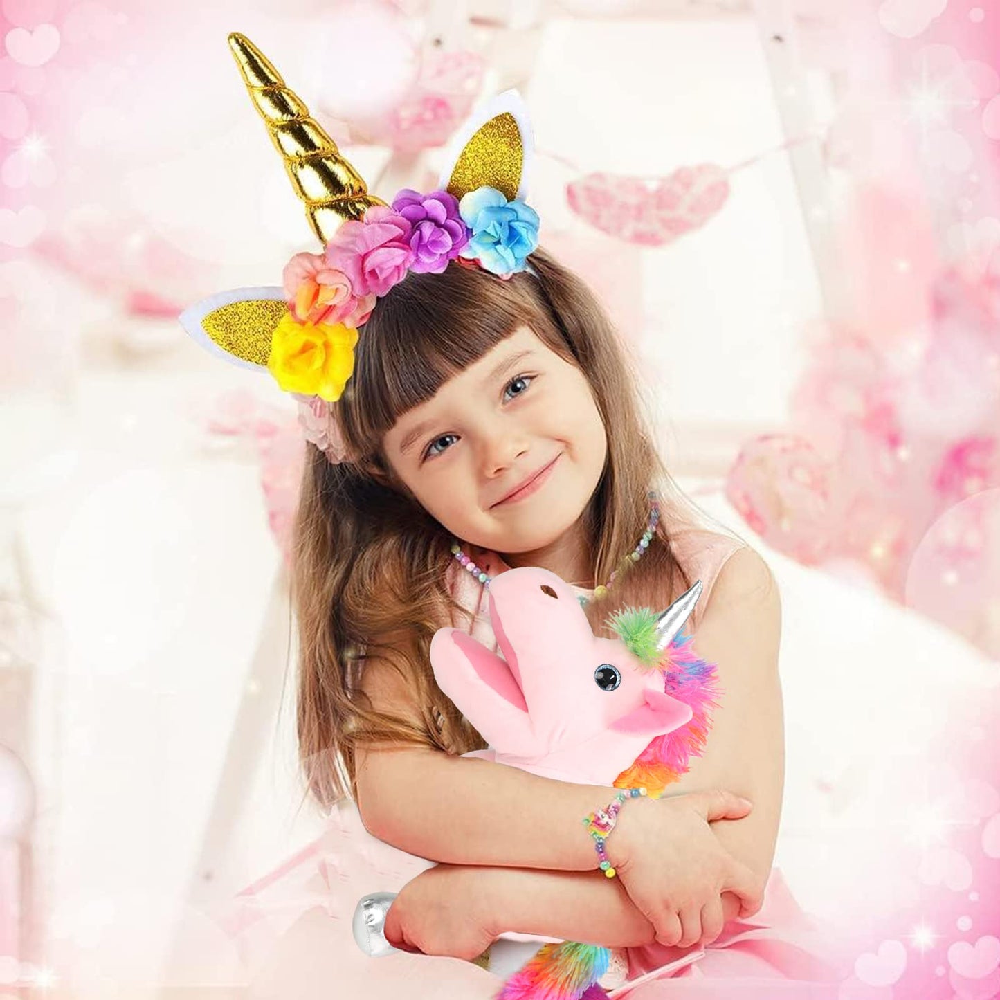 Unicorn Toys Marioneta de mano de unicornio