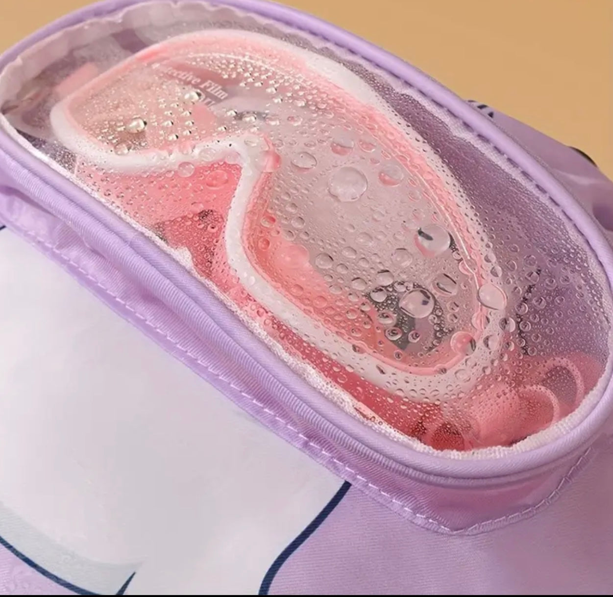 Bolsa de natación de gran capacidad con separación húmedo/seca, celeste