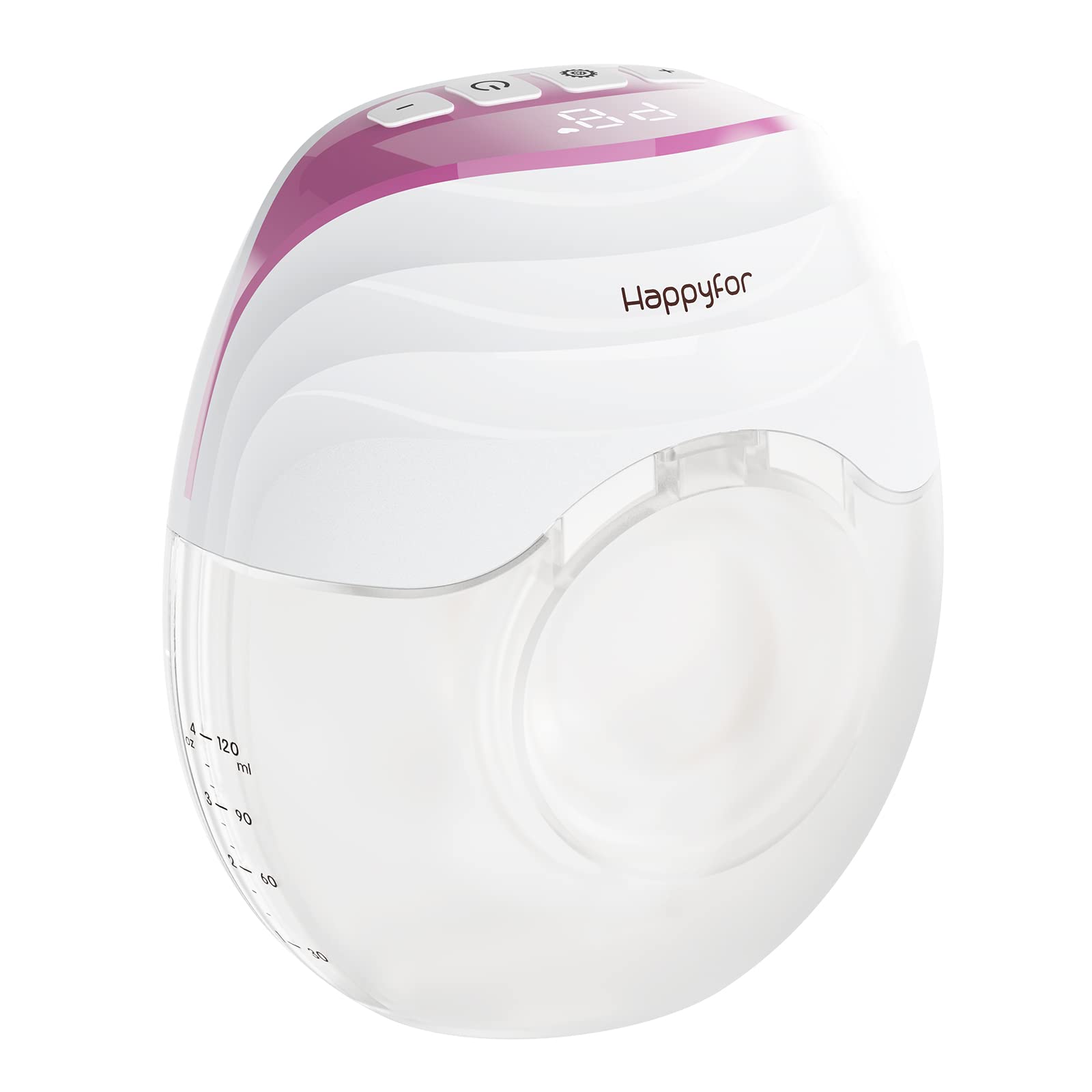 Happyfor extractor de leche portátil, manos libres, portátil, de bajo ruido