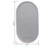 BlueSnail Forro impermeable para cambiador, 3 unidades (14 x 26.5 pulgadas, gris)