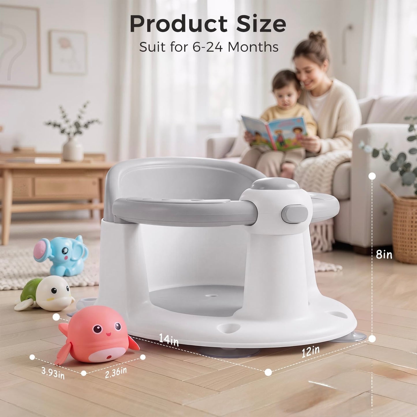 Asiento de baño para bebés