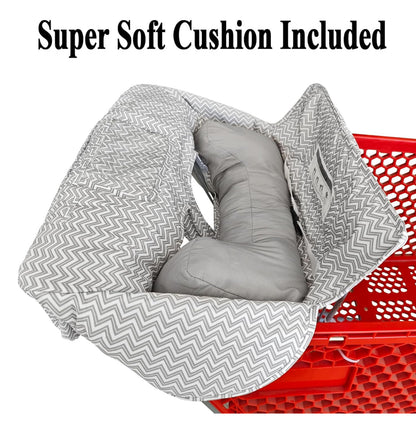 Almohada suave 2 en 1 para carrito de compras