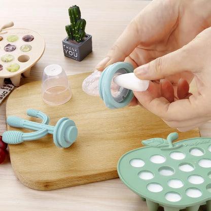 Bandeja de silicona para congelador de alimentos para bebés