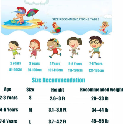 Traje de baño de flotabilidad de una sola pieza, 2-3 años