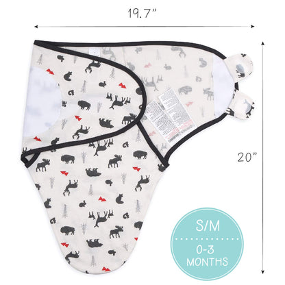 The Peanutshell Juego de 3 mantas para bebé, 3-6 meses