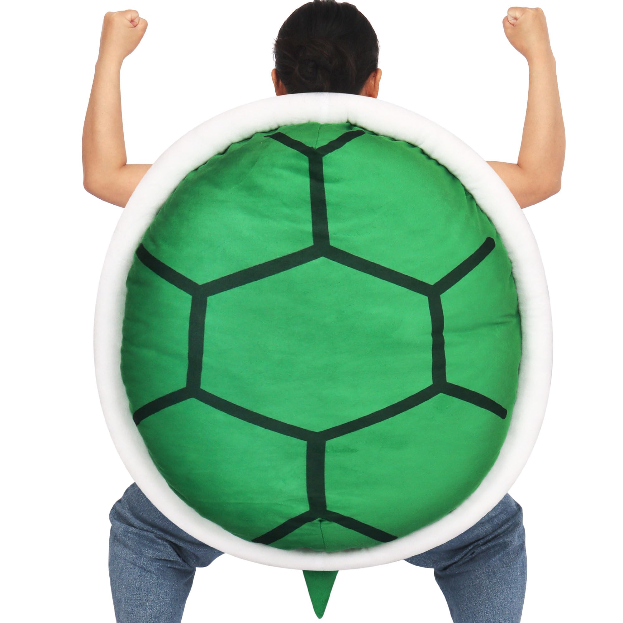 Super Bros - Almohadas de concha de tortuga de 31 pulgadas