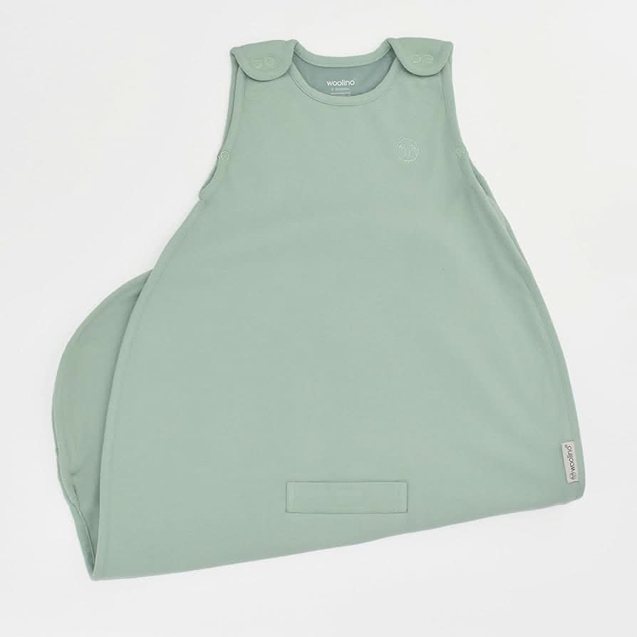 Woolino Saco de dormir de lana merino y algodón orgánico para bebés de 2 a 24 meses