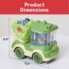PREXTEX Camión de dinosaurio de juguete