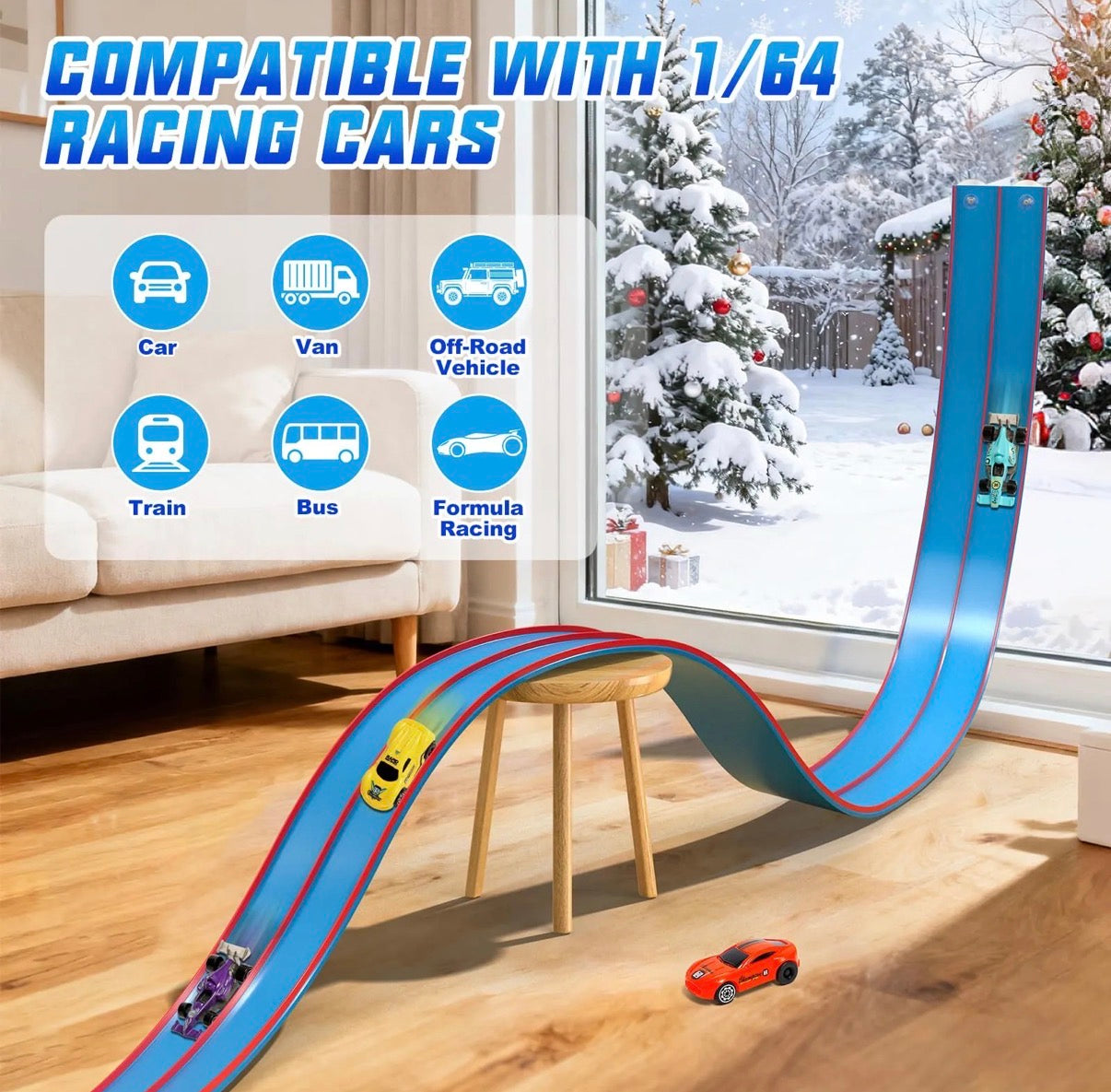 Pista flexible 15 pies