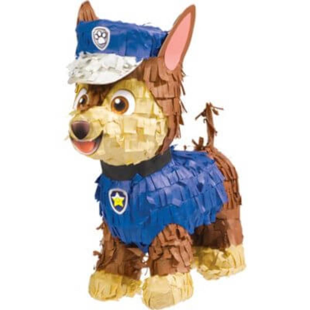 Mini decoración de piñata multicolor de Paw Patrol Adventures, 6,75 pulgadas de alto x 7,75 pulgadas