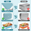 Lonchera Bento de acero inoxidable, con divisor extraíble de 28.7 onzas