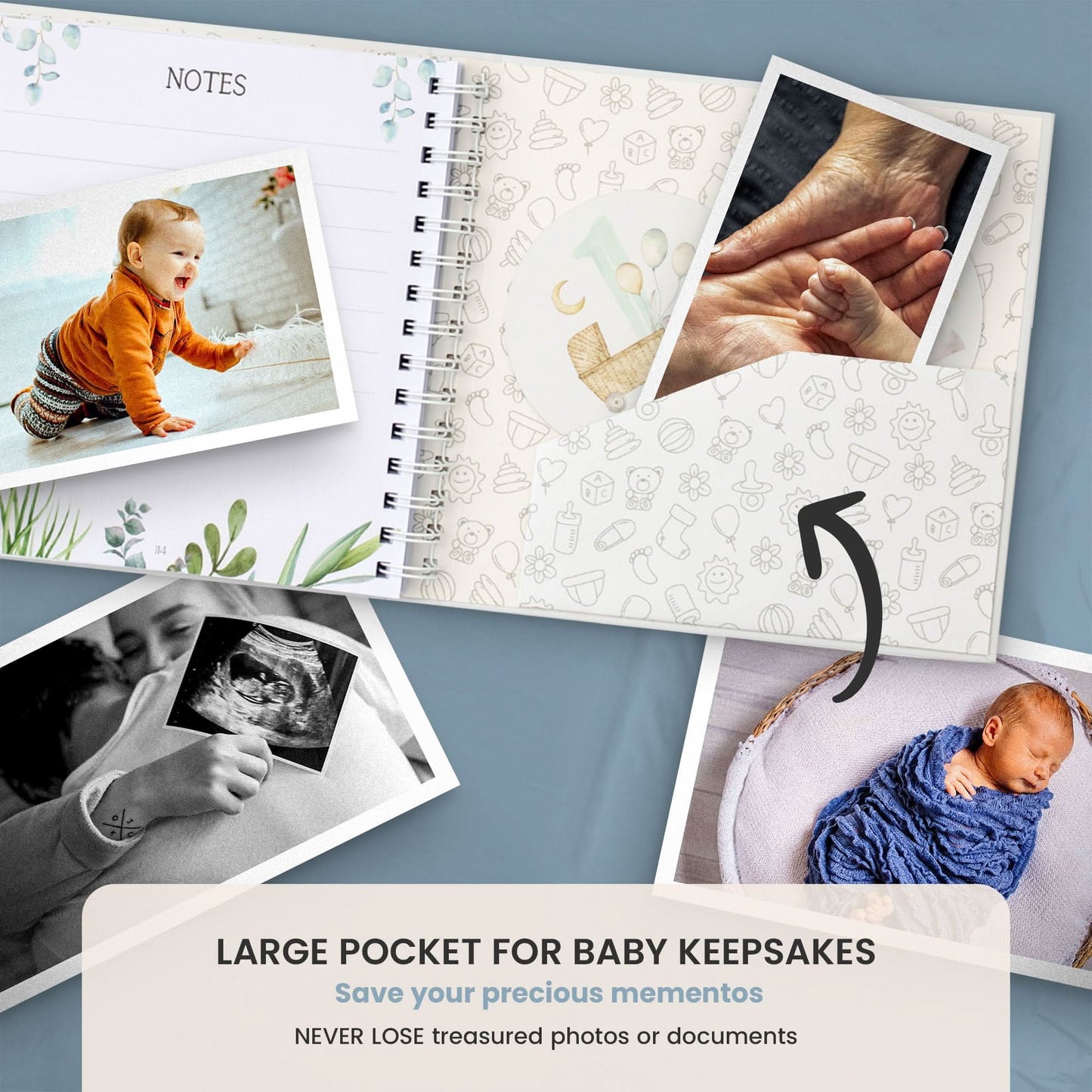 Kiki and Laly's Boutique: Diario imprescindible de embarazo, tarjetas mensuales de hitos para bebés