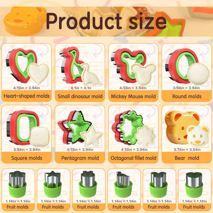 Cortadores de galletas de Navidad, 8 piezas (tamaño mediano)