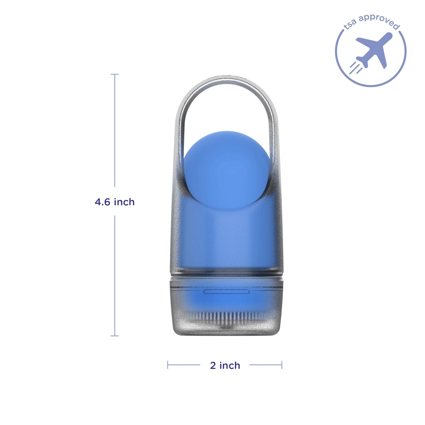 Ubbi Aplicador de protector solar Sunsqueeze, recargable roll-on con cerdas de silicona suave para bebés