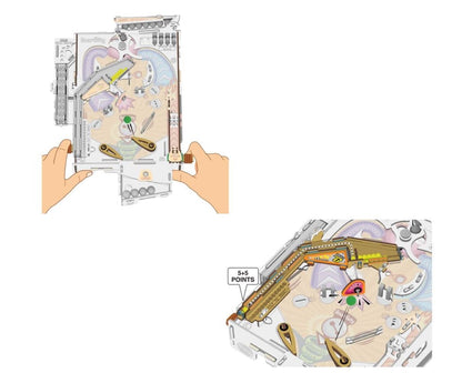 Smartivity Pinball Machine - Juguete de aprendizaje STEM de ingeniería para niños