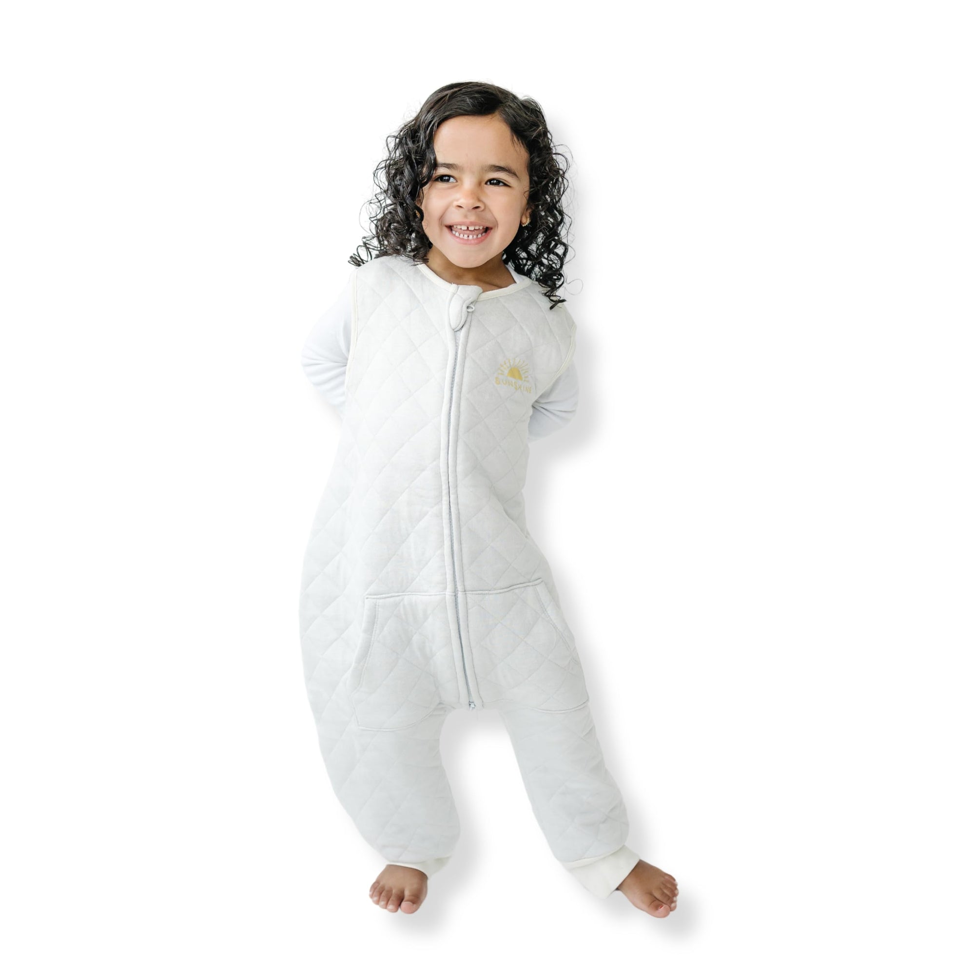 Tealbee DREAMSUIT: Saco de dormir para niños pequeños con pies de 18 a 24 meses
