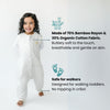 Tealbee DREAMSUIT: Saco de dormir para niños pequeños con pies de 18 a 24 meses