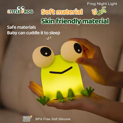 DREAMING MY DREAM Luz nocturna de ranas, luz nocturna de silicona regulable