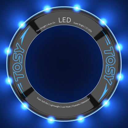 Anillo volador TOSY: 36 LED RGB multicolor o 12 LED monocolor