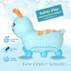 Caballo de oruga inflable para niños pequeños
