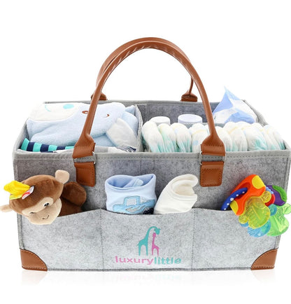 Organizador para pañales de bebé - Cesta de almacenamiento
