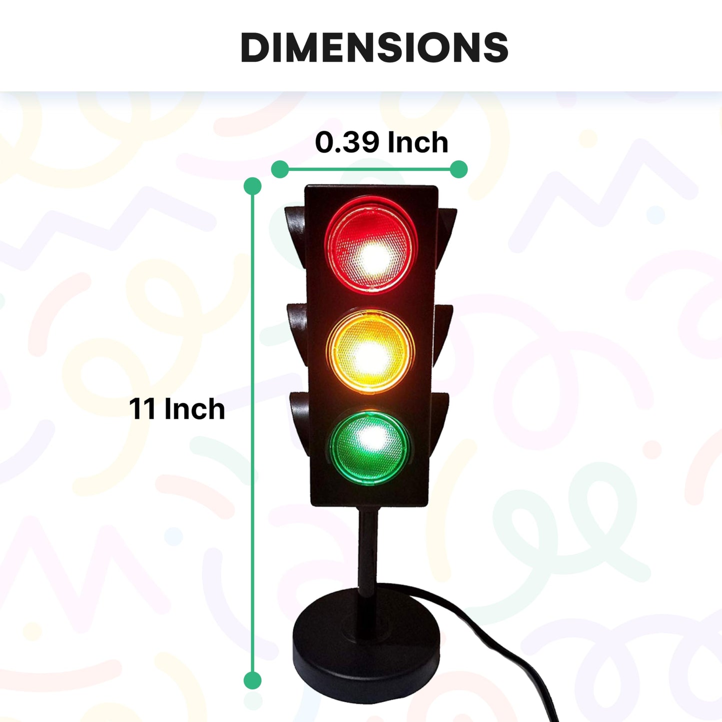 Lámpara de semáforo con cambio de color