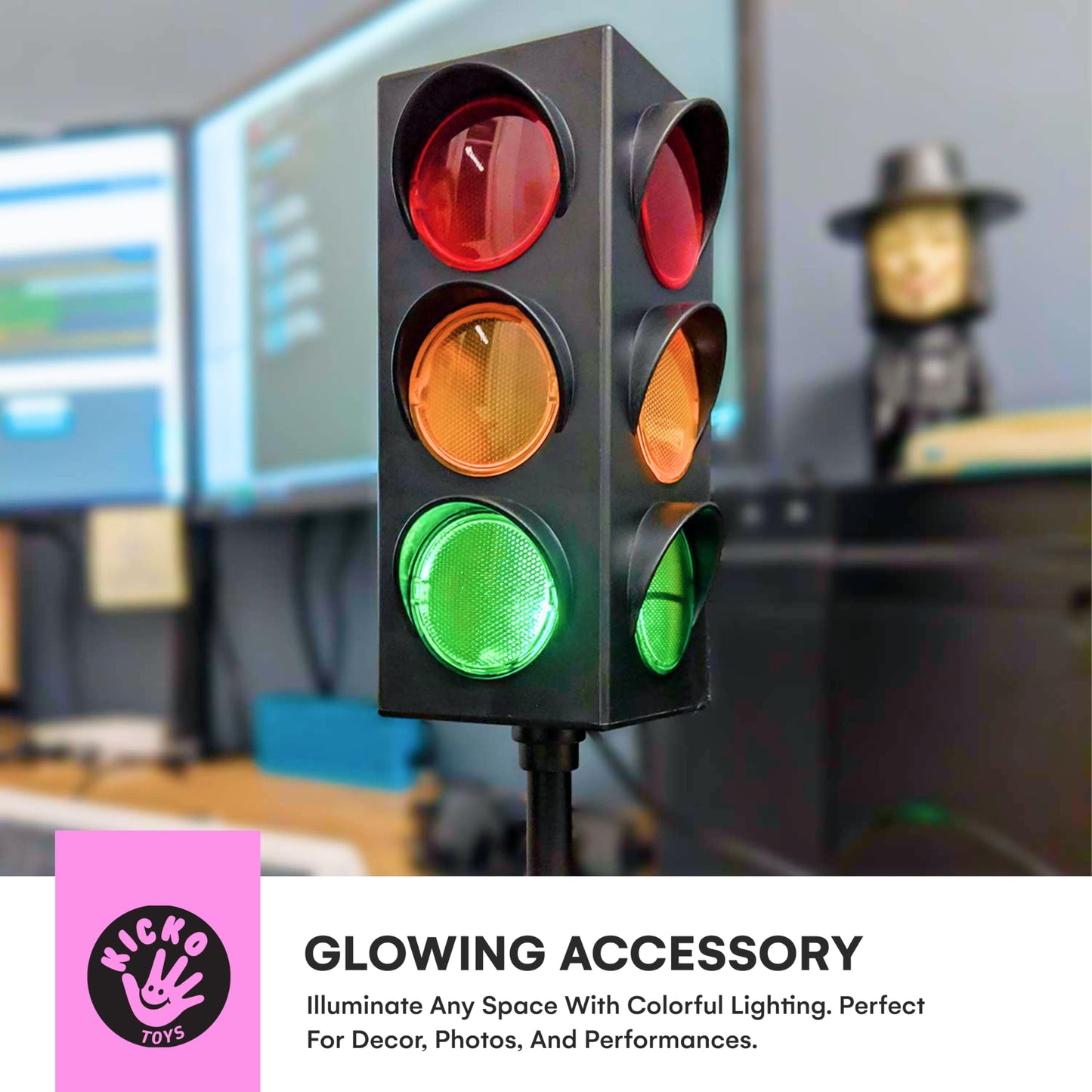 Lámpara de semáforo con cambio de color