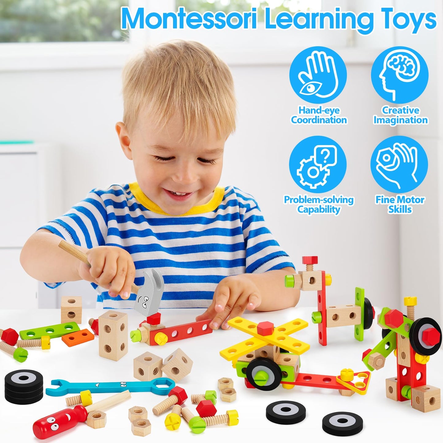 Juego de herramientas para niños