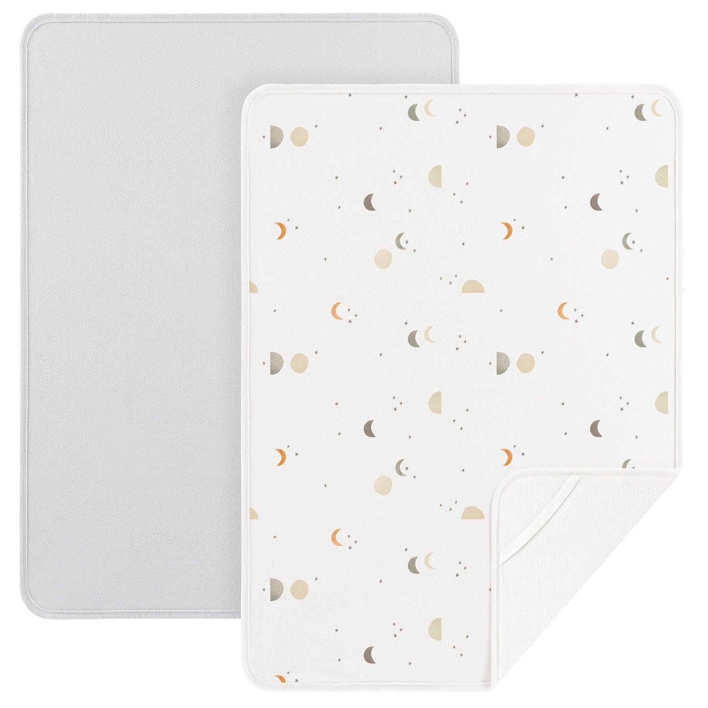 Cambiador plegable portátil para bebé, paquete de 2, cambiador de viaje de 35 x 29.5 pulgadas