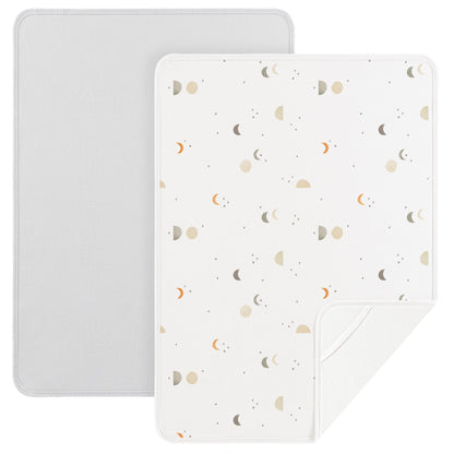 Cambiador plegable portátil para bebé, paquete de 2, cambiador de viaje de 35 x 29.5 pulgadas