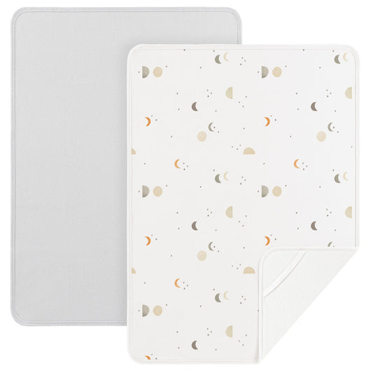 Cambiador plegable portátil para bebé, paquete de 2, cambiador de viaje de 35 x 29.5 pulgadas