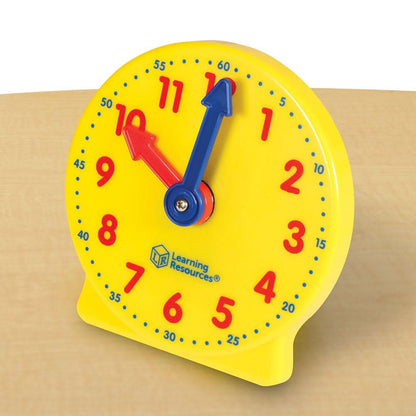 Learning Resources Mini reloj Big Time, reloj de enseñanza, accesorios para el aula