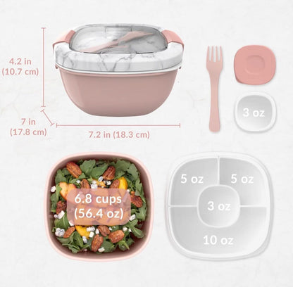 Bentgo Contenedor de Ensalada - Tazón de 54 oz