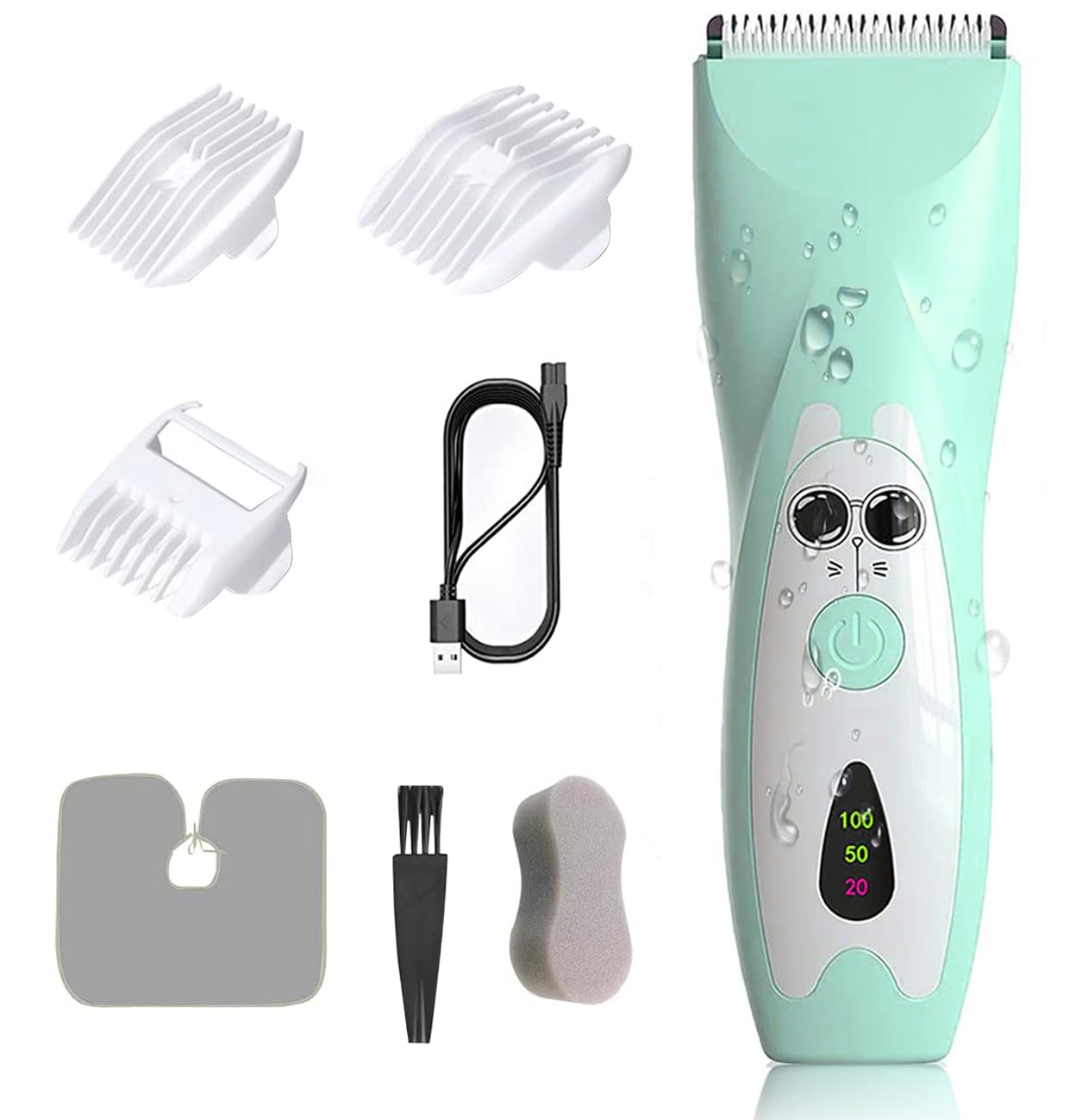 Cortadora de pelo ultra silenciosa para niños