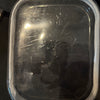 Funda de plástico duro transparente con cremallera, bolsa rígida transparente con 3 piezas