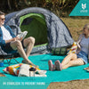 CGear - Alfombrilla de camping original sin arena para aventuras al aire libre, 9.8 x 9.8 ft
