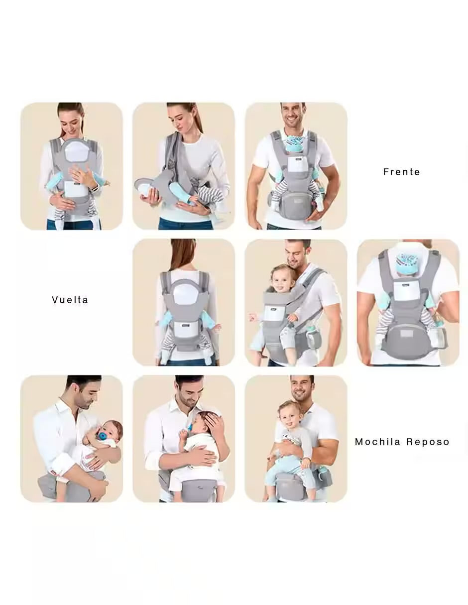 Portabebés Ergonómico 3 en 1, de 0-36 meses