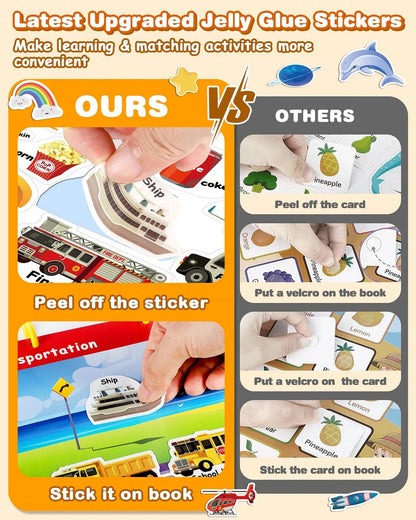 Pegatina 3 En 1 Busy Book Baobrava, Juguete Para Actividades