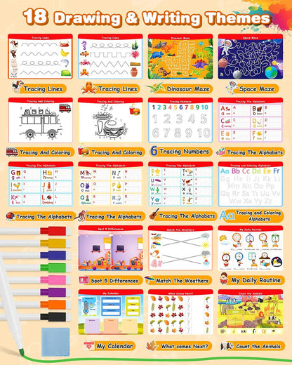 Pegatina 3 En 1 Busy Book Baobrava, Juguete Para Actividades