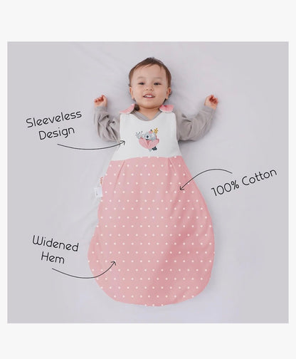 LAT Baby Sleeping Bag 2.5 TOG, 100% algodón , 0-3 meses