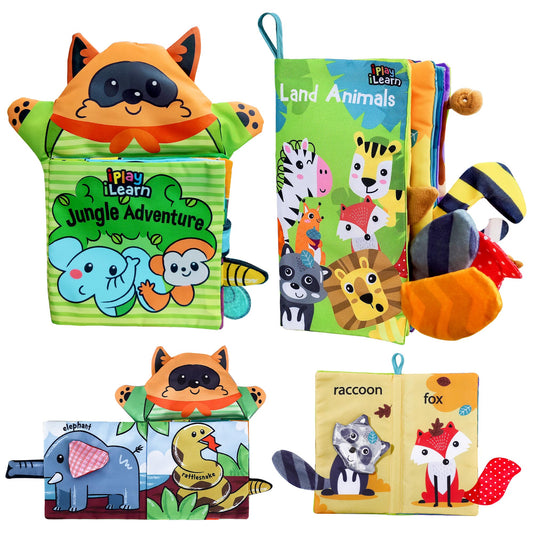 iPlay, iLearn Libros de tela para bebés de 6 a 12 meses