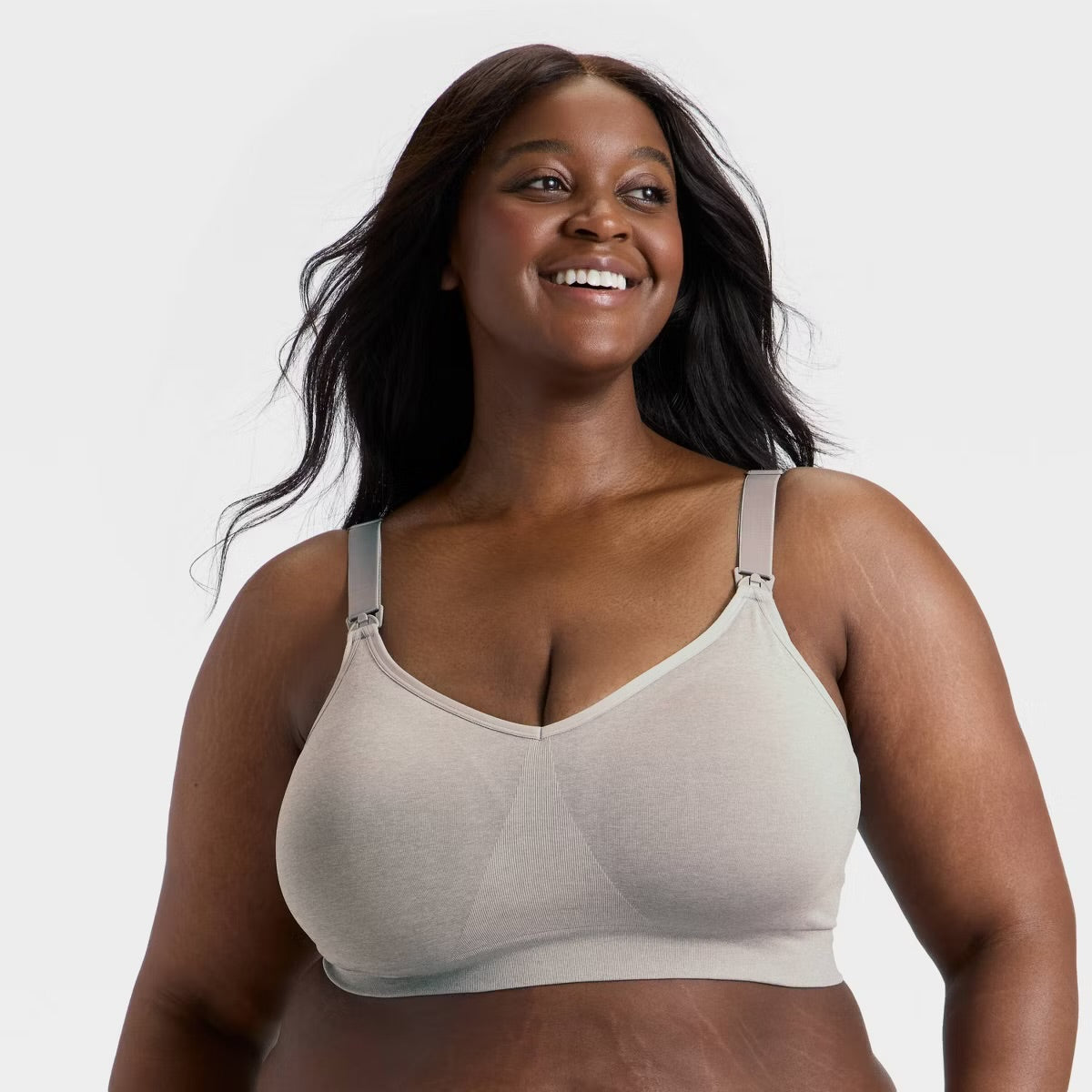 Bralette de lactancia sin costuras y ligeramente forrado para mujer - Auden™, talla L