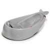 Bañera para bebés Skip Hop Moby, 3 en 1 Smart Sling Tub, gris, tina gris