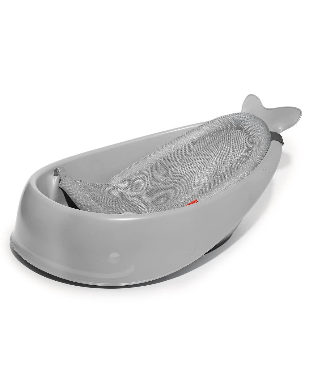 Bañera para bebés Skip Hop Moby, 3 en 1 Smart Sling Tub, gris, tina gris