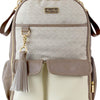 Mochila para pañales Boss de Itzy Ritzy., L, Gris Topo (Taupe Herringbone)