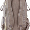 Mochila para pañales Boss de Itzy Ritzy., L, Gris Topo (Taupe Herringbone)