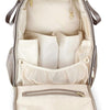 Mochila para pañales Boss de Itzy Ritzy., L, Gris Topo (Taupe Herringbone)