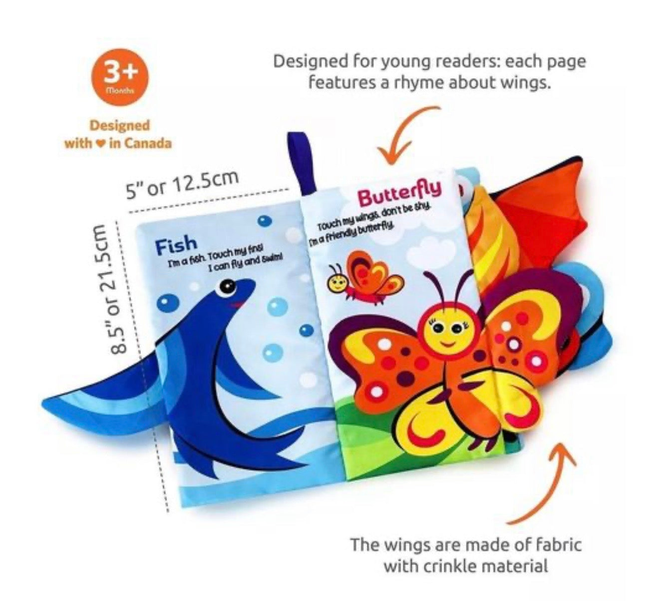 BabyBibi libritos suaves “Touch My Wings“
