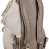 Mochila para pañales Boss de Itzy Ritzy., L, Gris Topo (Taupe Herringbone)