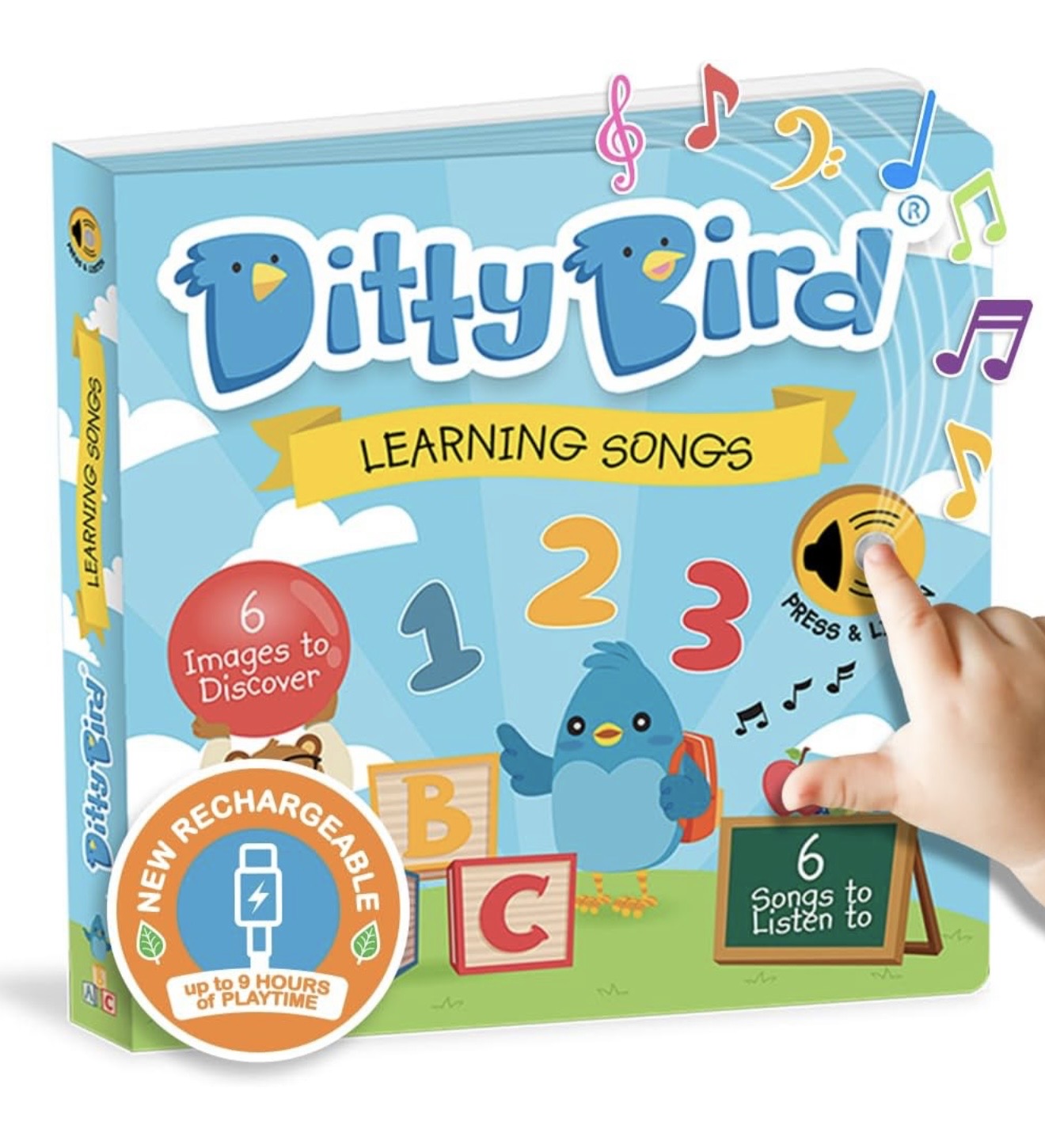 Ditty Bird | Aprendizaje de canciones | Libro musical interactivo